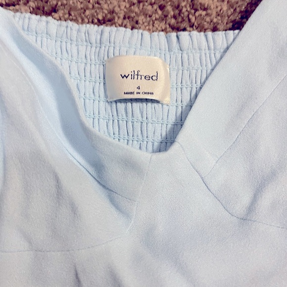Aritzia Wilfred Novella dress size 4 in Heatwave Blue - Picture 5 of 5